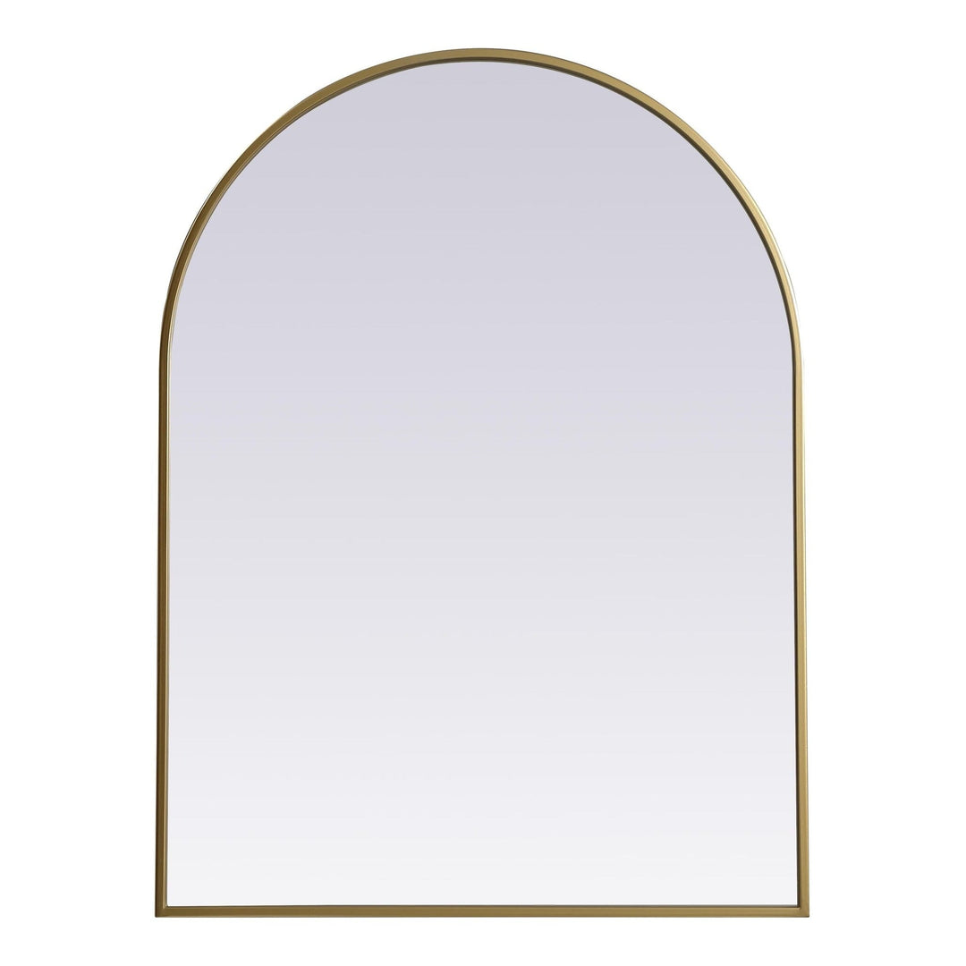 Metal Frame Arch Mirror II in Brass by Elegant