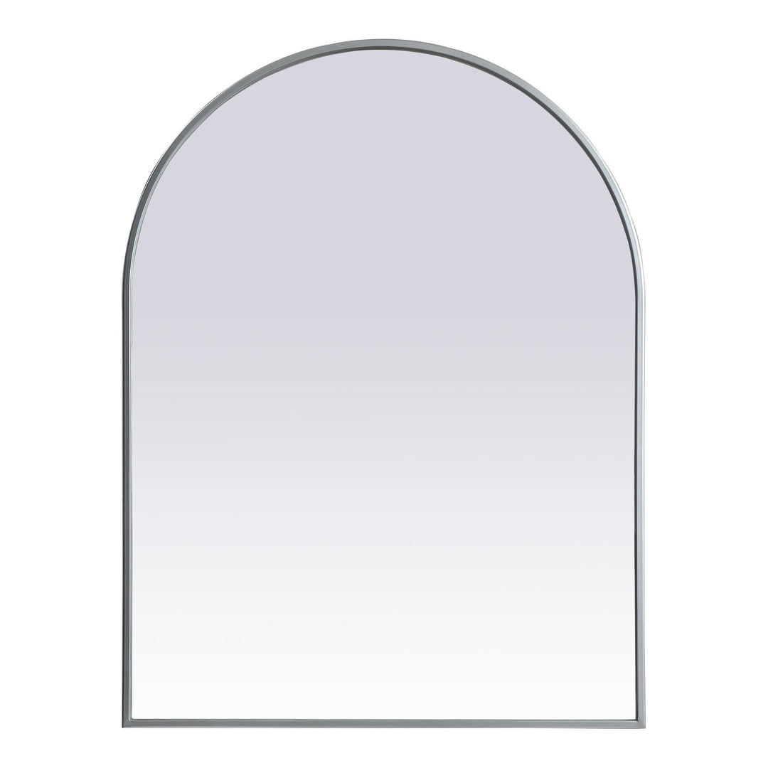 Metal Frame Arch Mirror II in Silver by Elegant