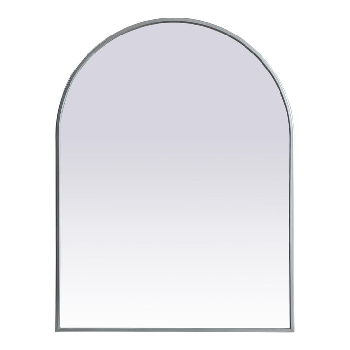 Metal Frame Arch Mirror II in Silver by Elegant