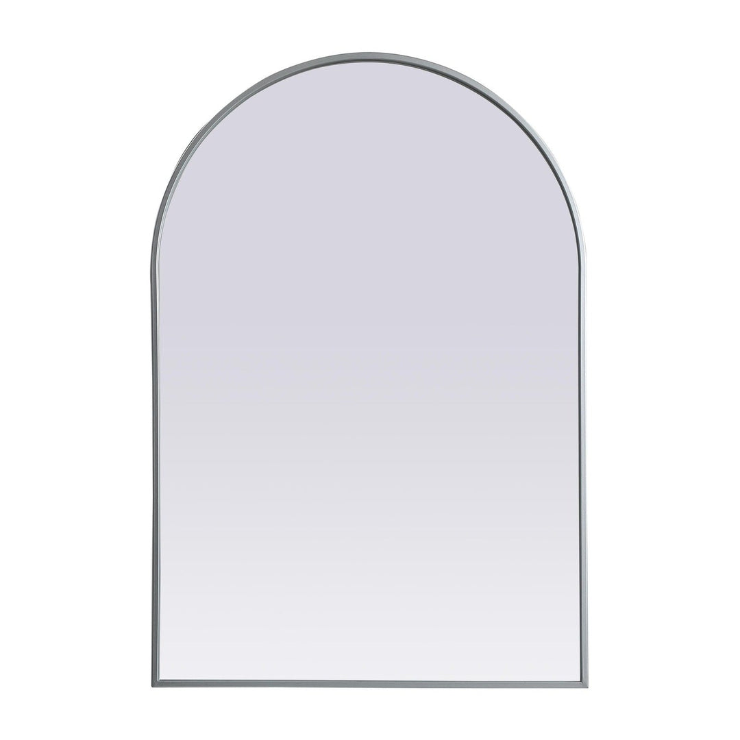 Metal Frame Arch Mirror II in Silver by Elegant