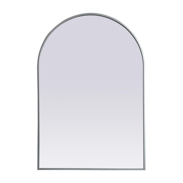 Metal Frame Arch Mirror II in Silver by Elegant