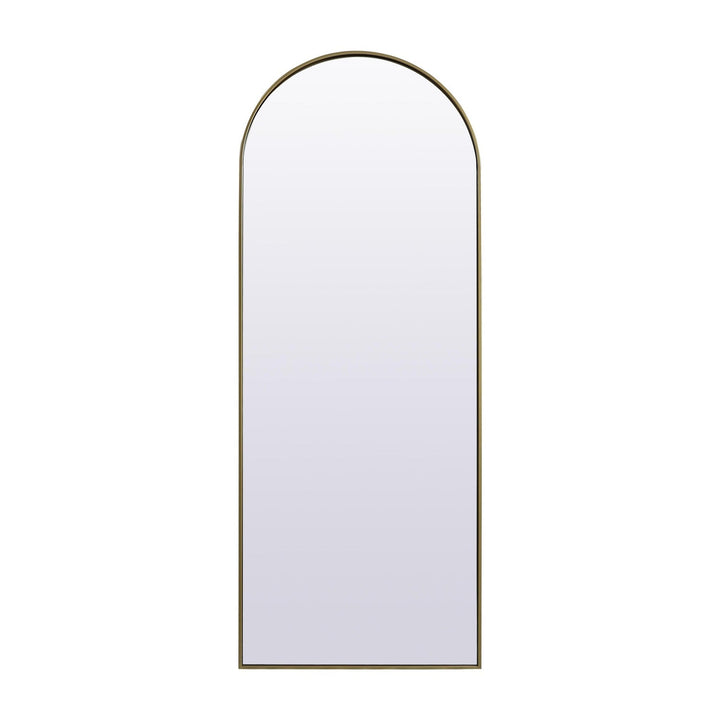 Metal Frame Arch Mirror II in Brass by Elegant