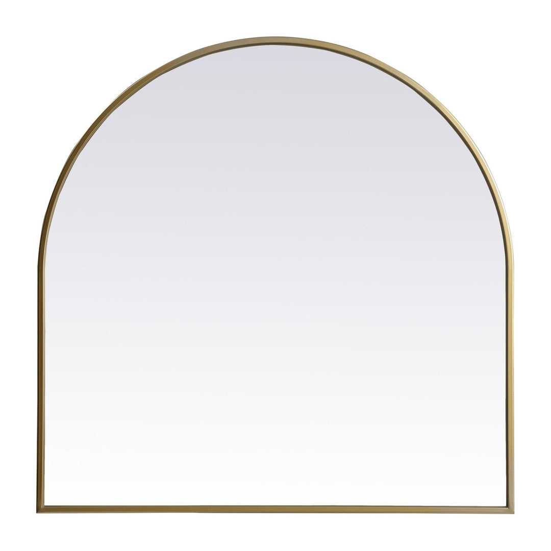 Metal Frame Arch Mirror II in Brass by Elegant