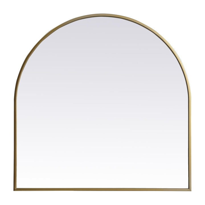 Metal Frame Arch Mirror II in Brass by Elegant