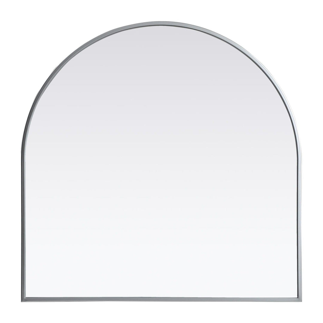 Metal Frame Arch Mirror II in Silver by Elegant