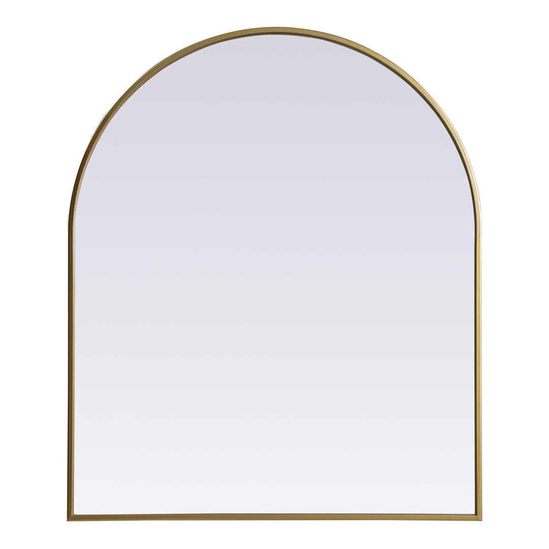 Metal Frame Arch Mirror II in Brass by Elegant