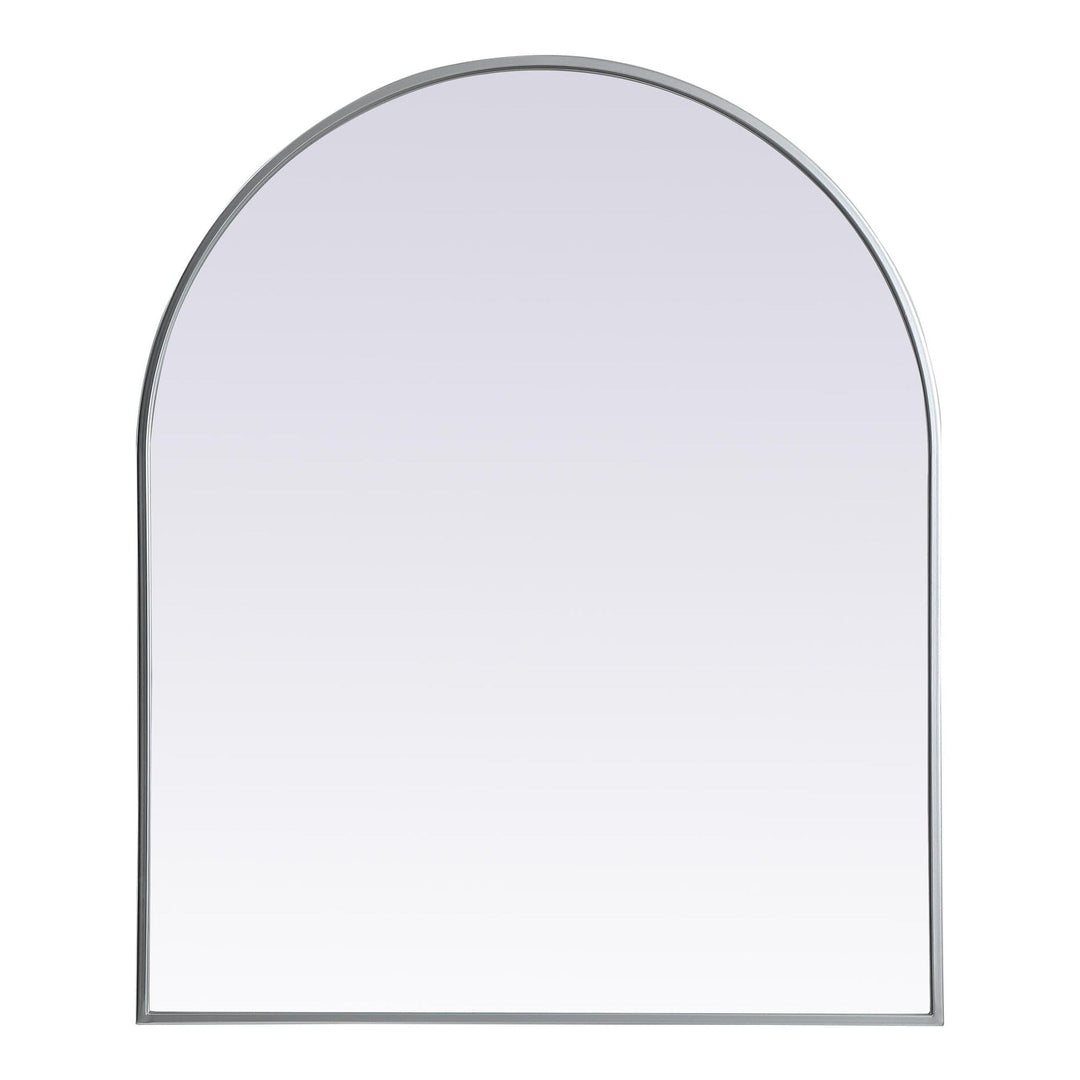 Metal Frame Arch Mirror II in Silver by Elegant