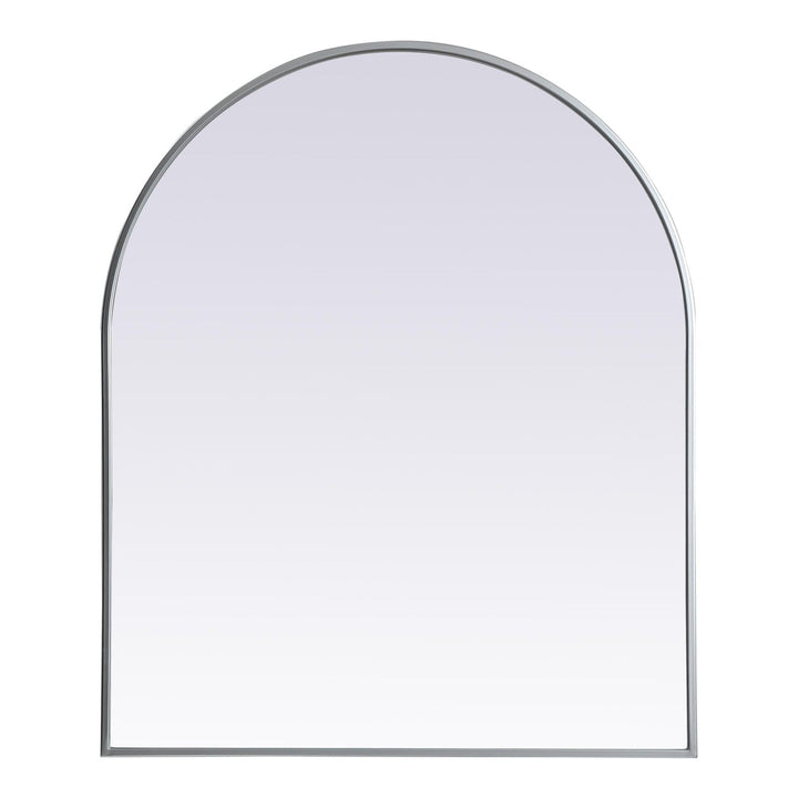 Metal Frame Arch Mirror II in Silver by Elegant