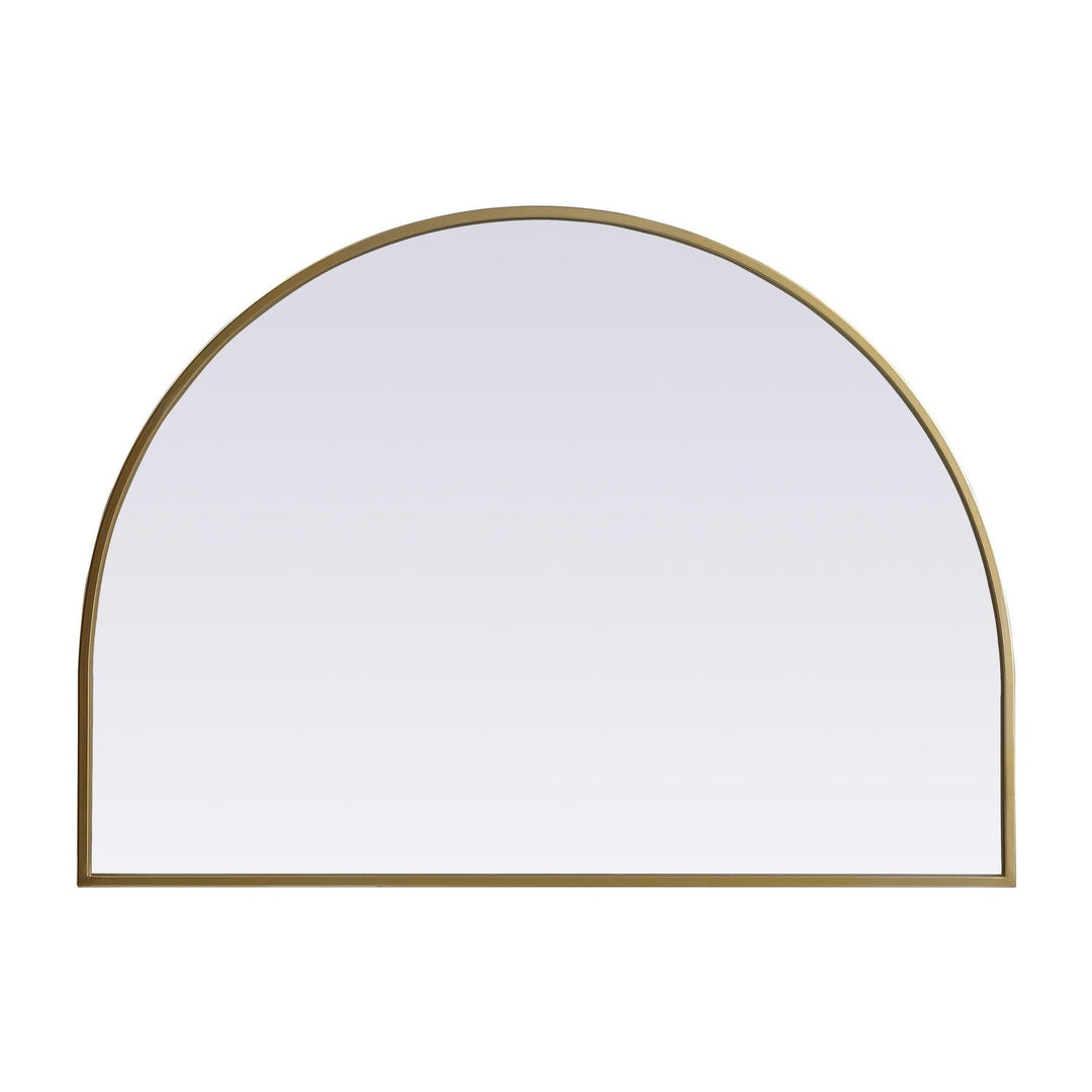 Metal Frame Arch Mirror II in Brass by Elegant