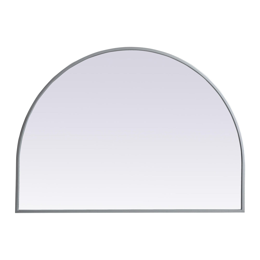 Metal Frame Arch Mirror II in Silver by Elegant