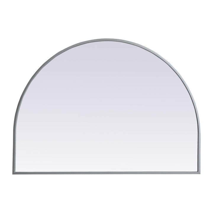 Metal Frame Arch Mirror II in Silver by Elegant