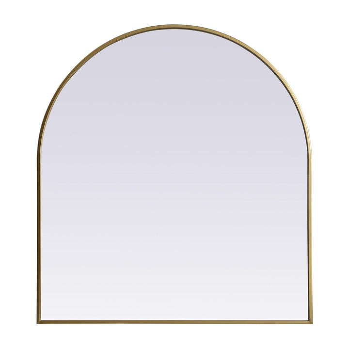 Metal Frame Arch Mirror II in Brass by Elegant