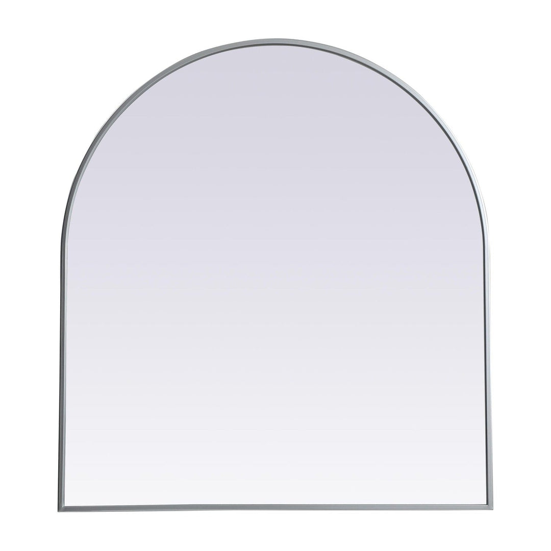 Metal Frame Arch Mirror II in Silver by Elegant