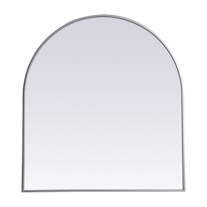 Metal Frame Arch Mirror II in Silver by Elegant