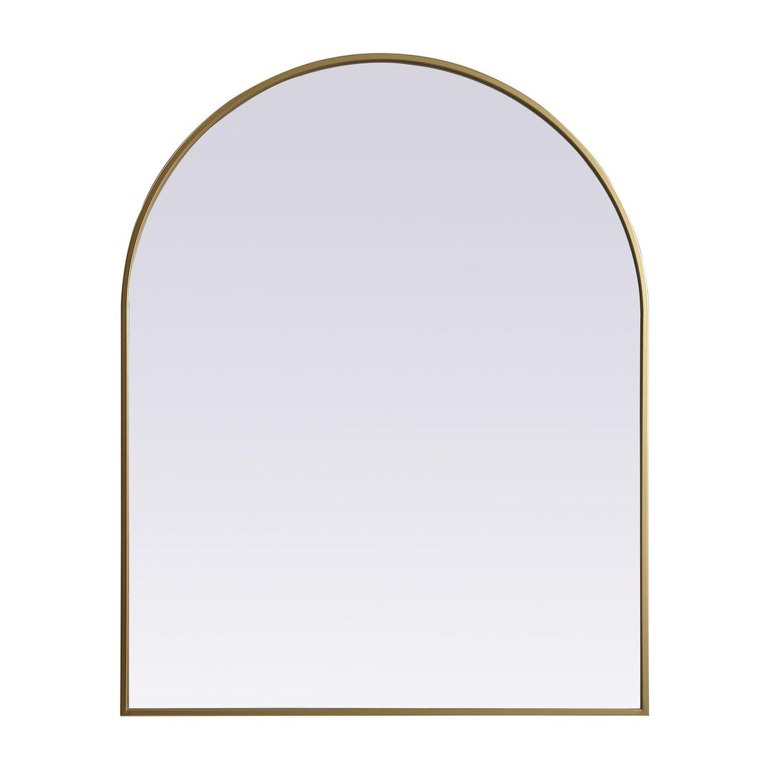 Metal Frame Arch Mirror II in Brass by Elegant