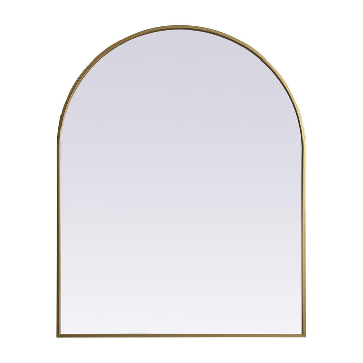 Metal Frame Arch Mirror II in Brass by Elegant
