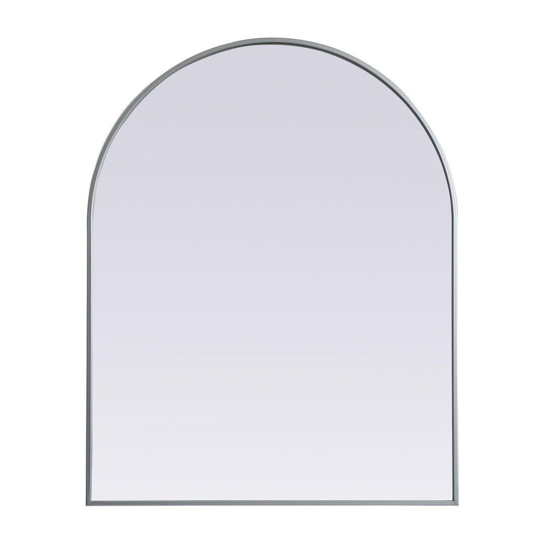 Metal Frame Arch Mirror II in Silver by Elegant