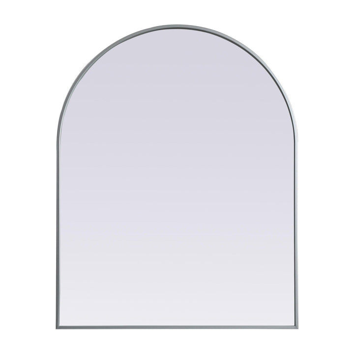 Metal Frame Arch Mirror II in Silver by Elegant