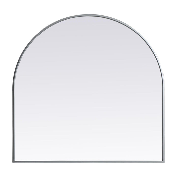 Metal Frame Arch Mirror II in Silver by Elegant