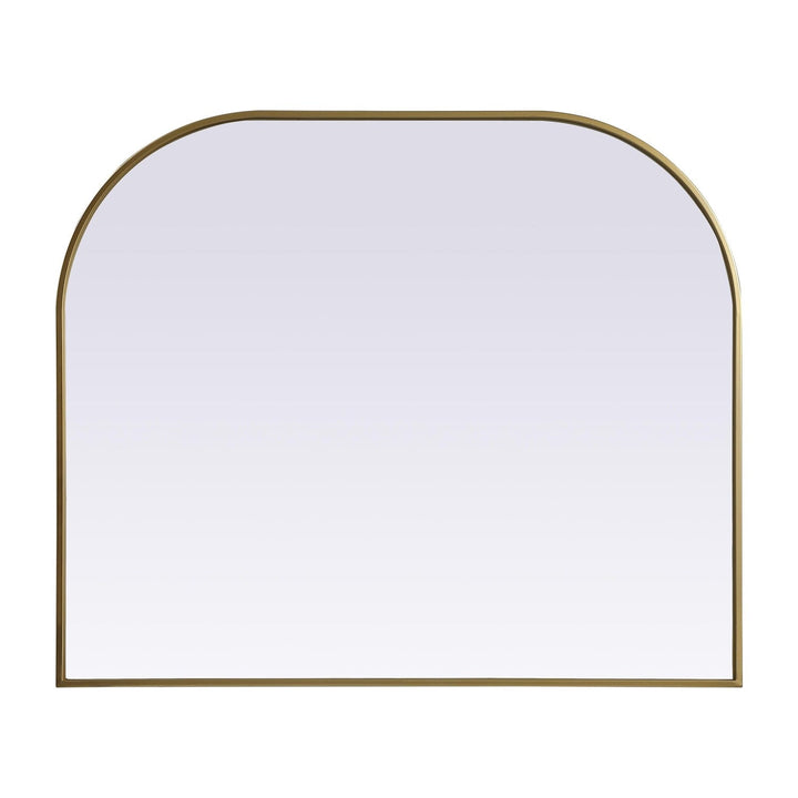 Metal Frame Arch Mirror in Brass by Elegant