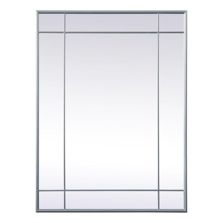 Viola Rectangle Mirror in Silver by Elegant