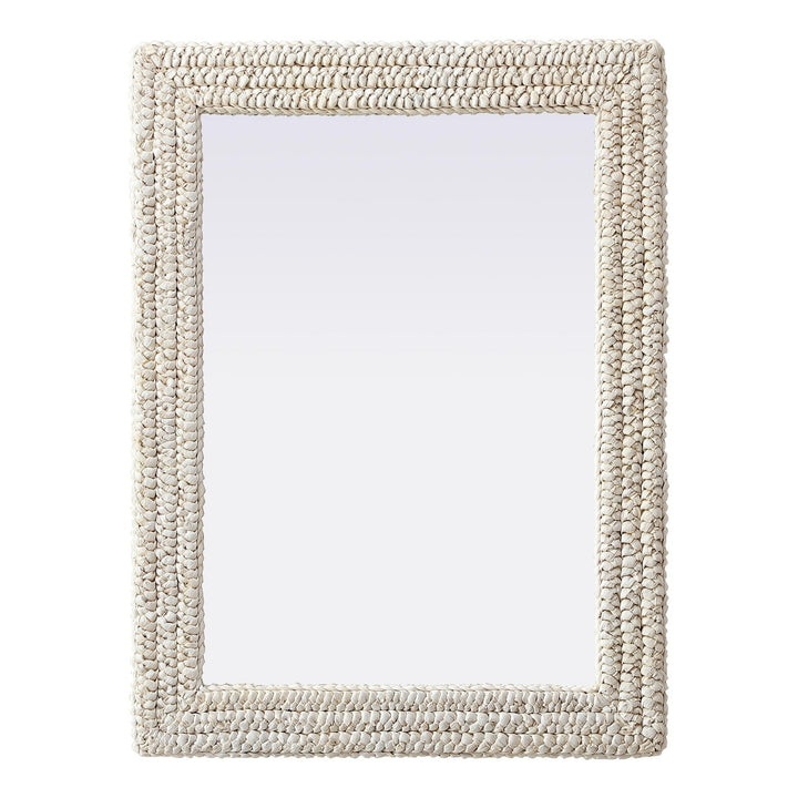 Jute Rectangle Mirror, 27" W x 36" H, by Elegant