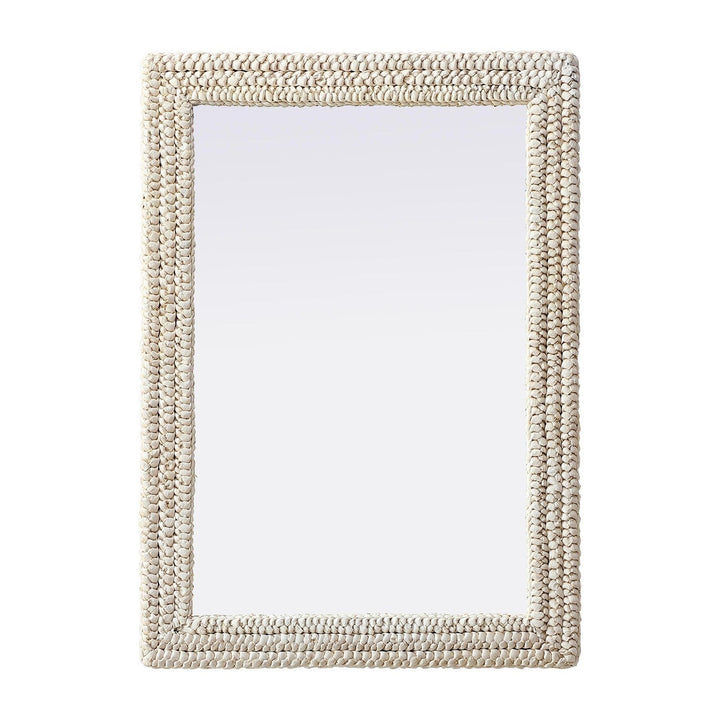 Jute Rectangle Mirror, 30" W x 42" H, by Elegant