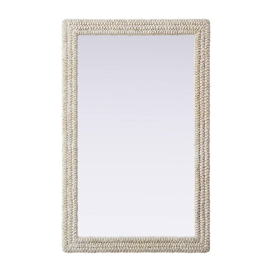 Jute Rectangle Mirror, 35" W x 55" H, by Elegant