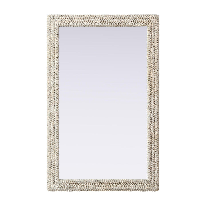 Jute Rectangle Mirror, 35" W x 55" H, by Elegant