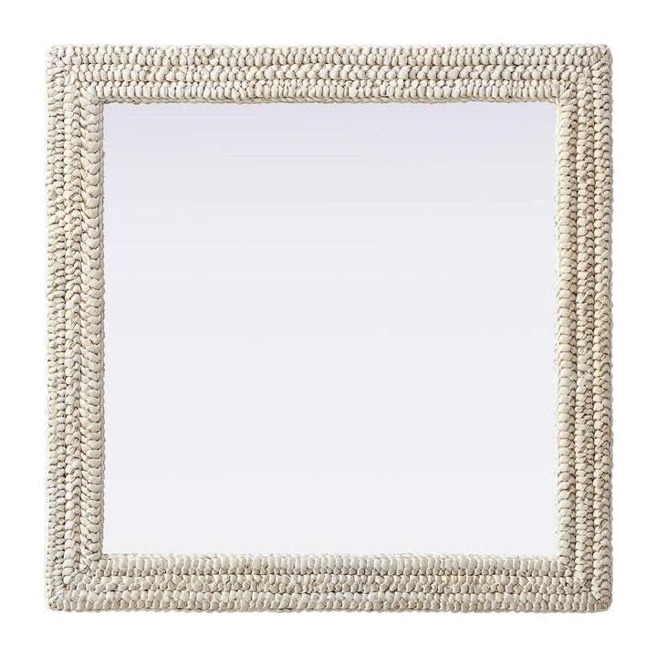 Jute Rectangle Mirror, 36", by Elegant