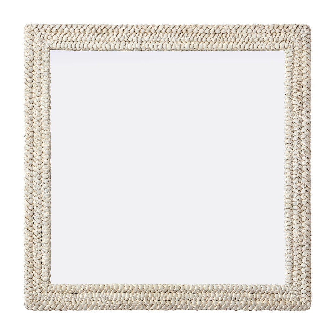 Jute Rectangle Mirror, 40", by Elegant