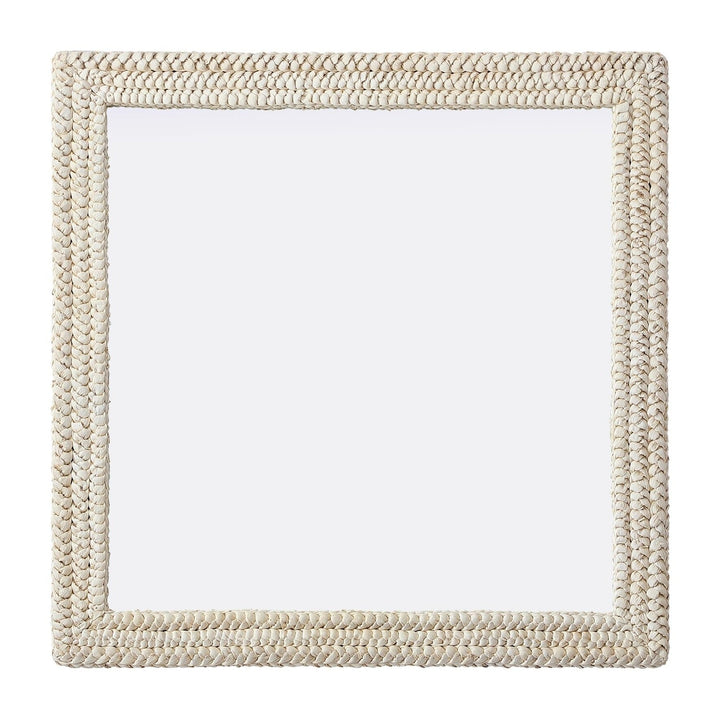Jute Rectangle Mirror, 40", by Elegant