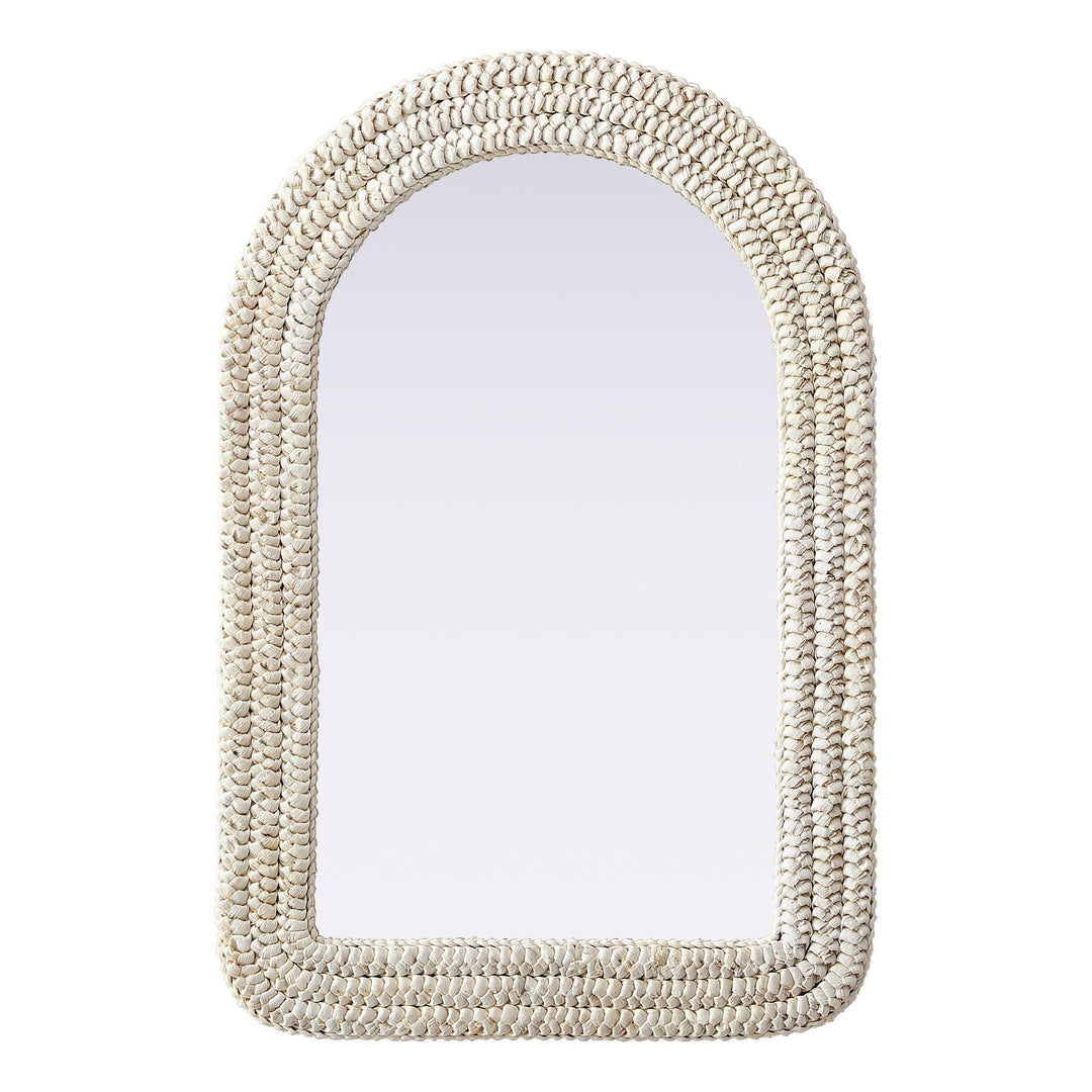 Jute Arch Mirror, 24" W x 36" H, by Elegant