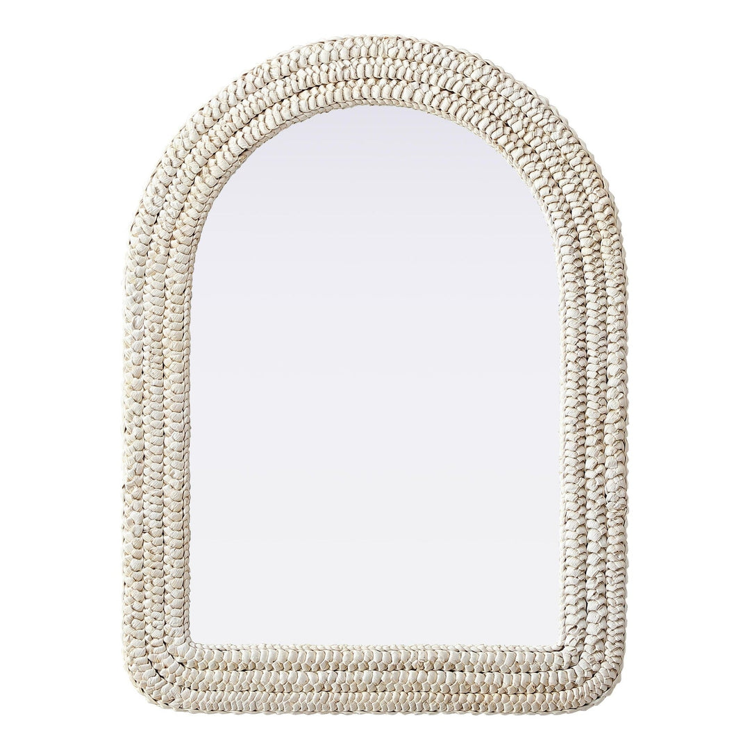 Jute Arch Mirror, 27" W x 36" H, by Elegant