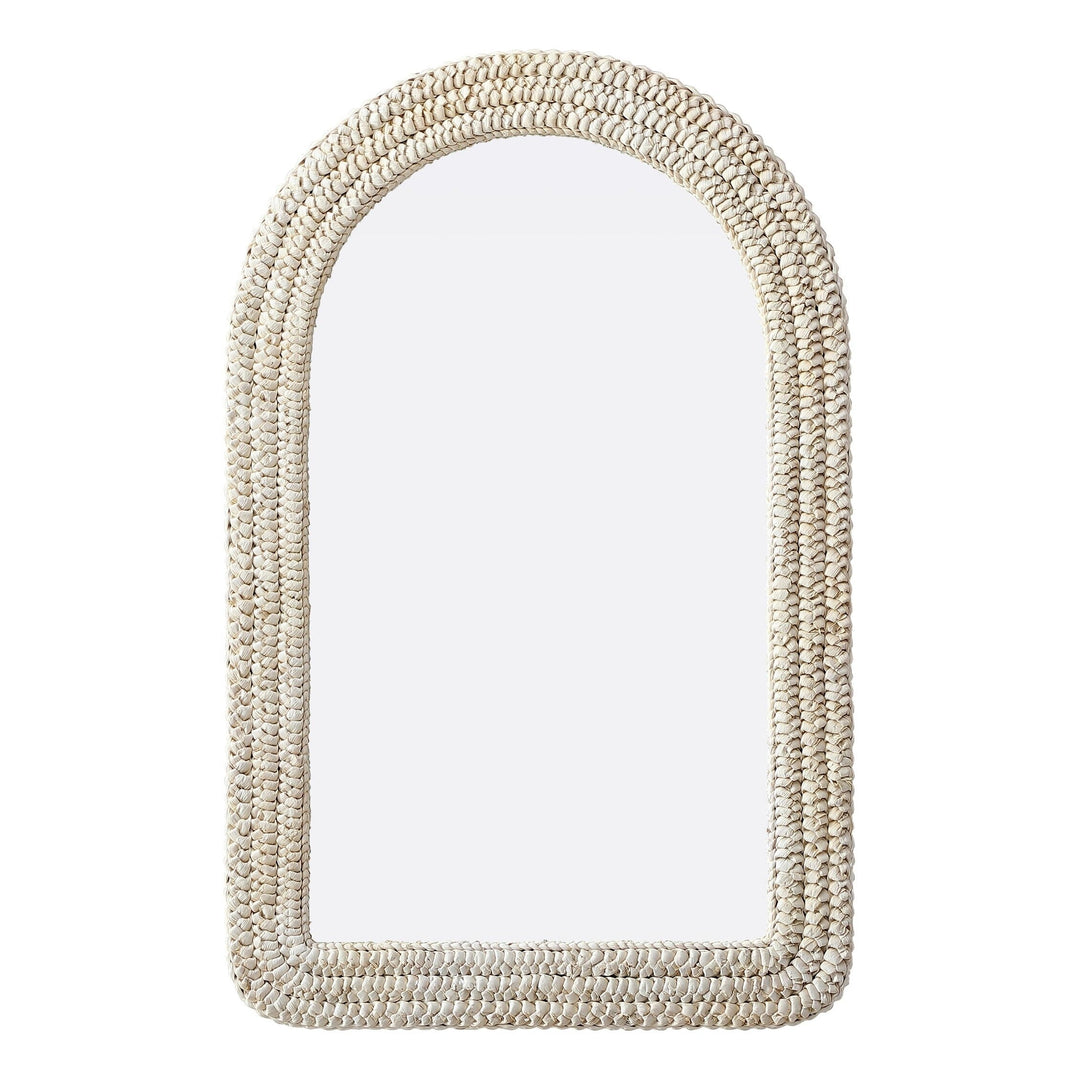 Jute Arch Mirror, 27" W x 42" H, by Elegant