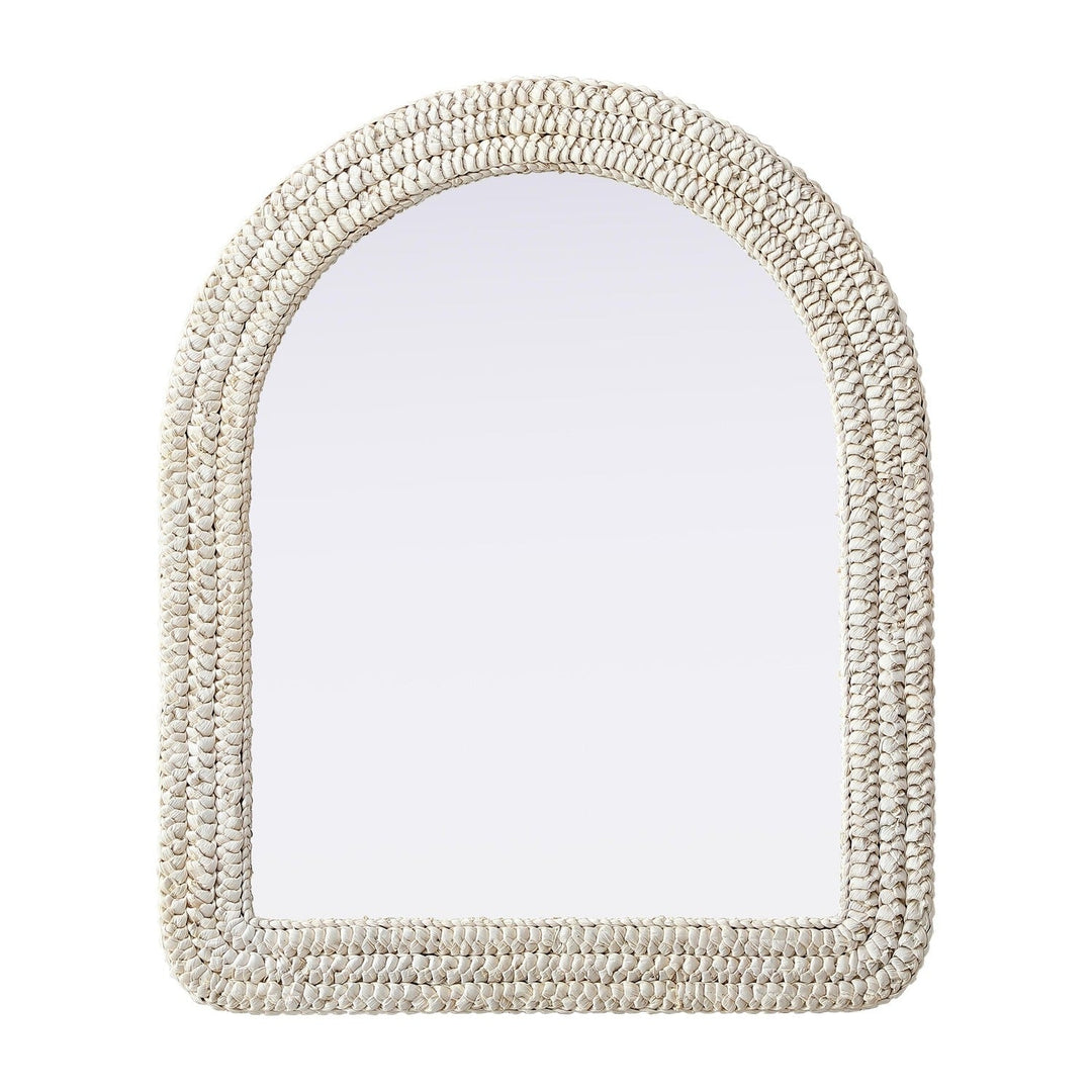 Jute Arch Mirror, 30" W x 36" H, by Elegant