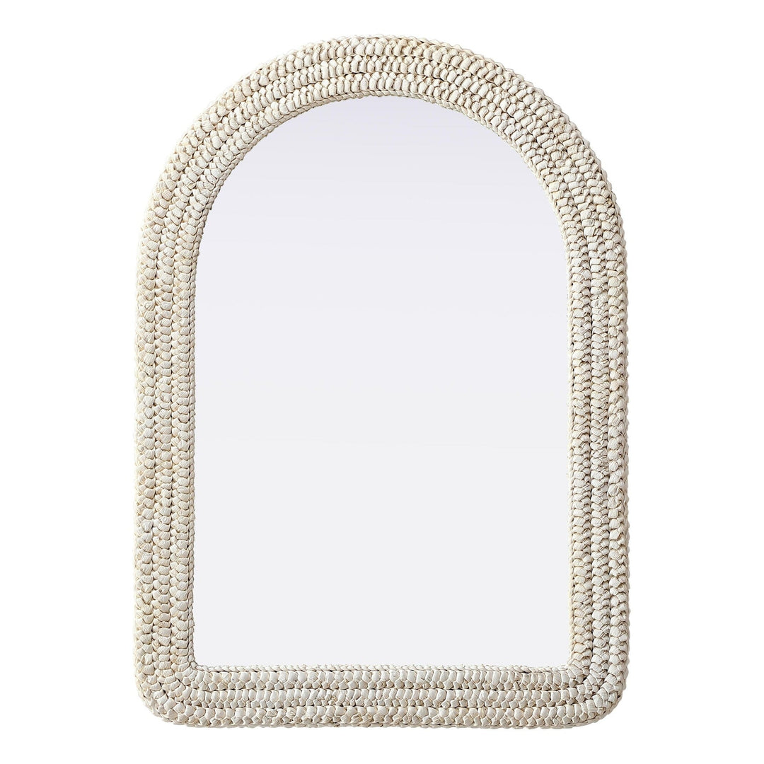 Jute Arch Mirror, 30" W x 42" H, by Elegant