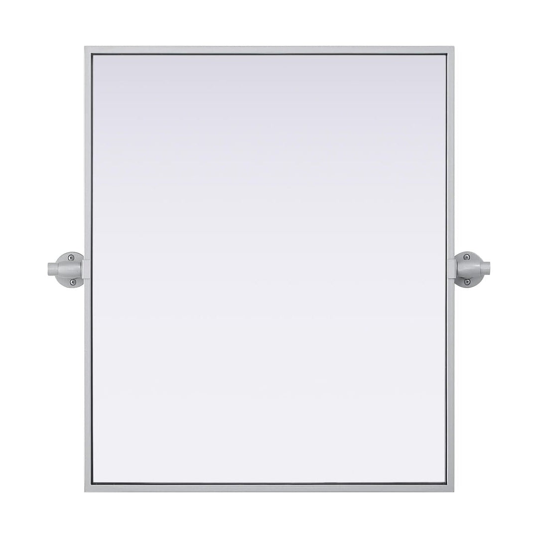 Metal Frame Mirror III in Silver by Elegant