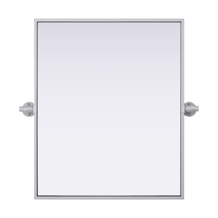 Metal Frame Mirror III in Silver by Elegant