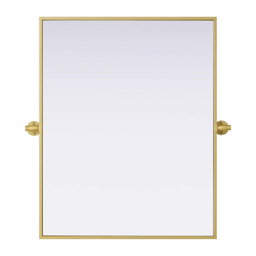 Metal Frame Mirror III in Brass by Elegant