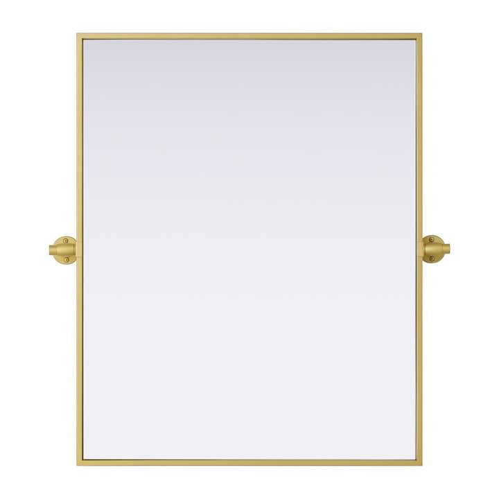 Metal Frame Mirror III in Brass by Elegant