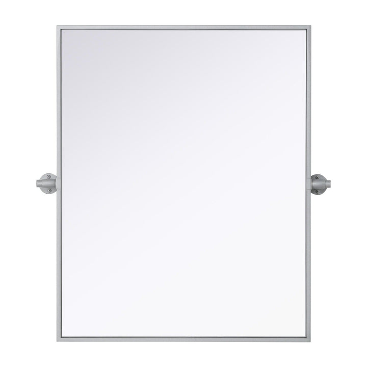 Metal Frame Mirror III in Silver by Elegant