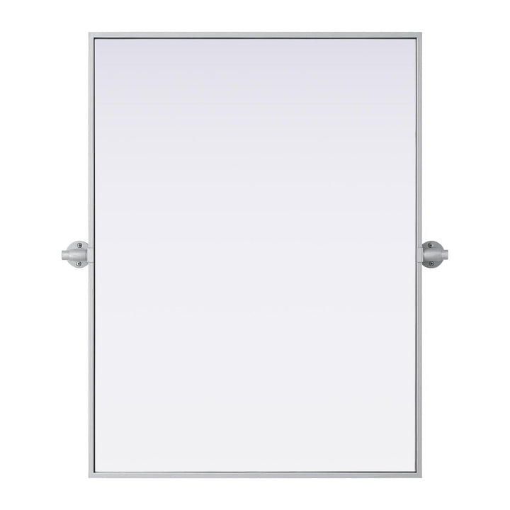 Metal Frame Mirror III in Silver by Elegant