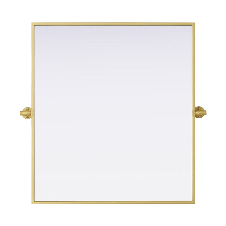 Metal Frame Mirror III in Brass by Elegant