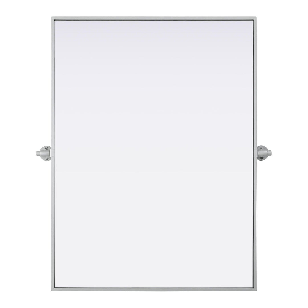 Metal Frame Mirror III in Silver by Elegant