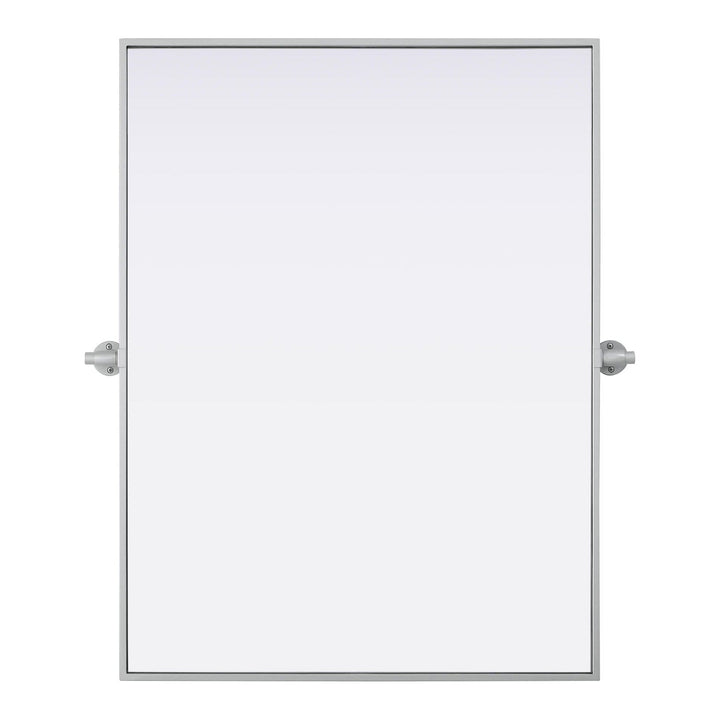 Metal Frame Mirror III in Silver by Elegant