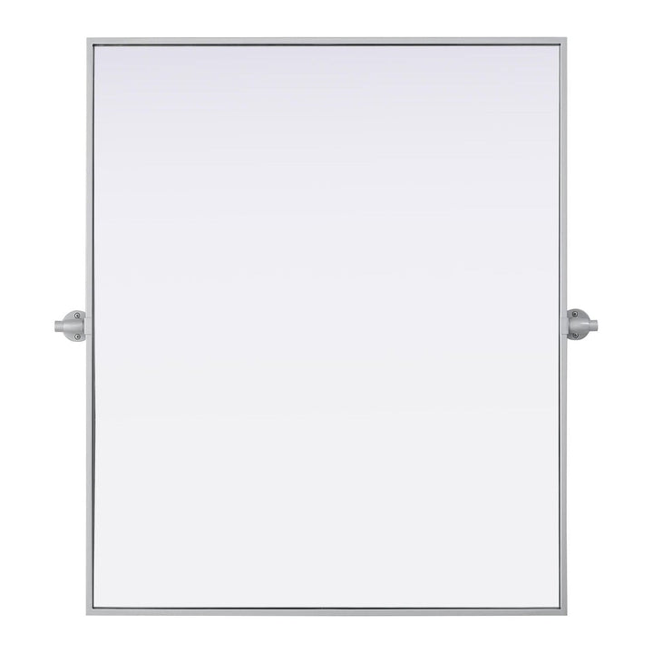 Metal Frame Mirror III in Silver by Elegant
