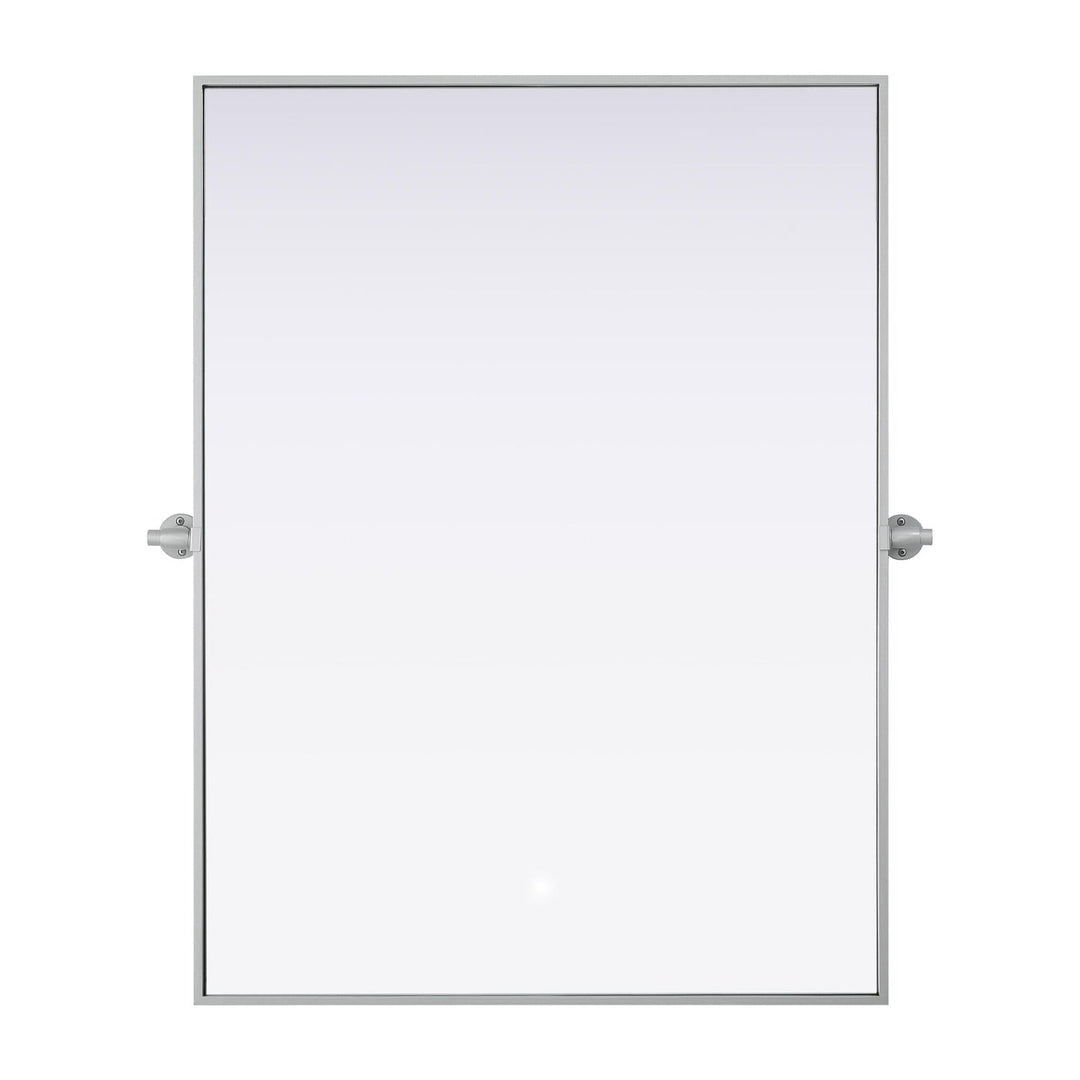Metal Frame Mirror III in Silver by Elegant