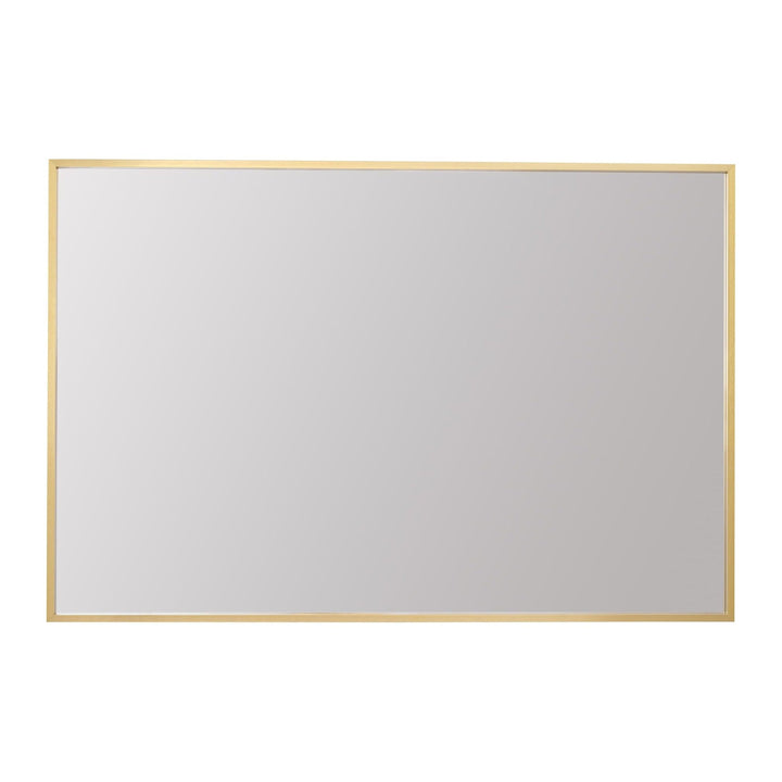 Grace Rectangle Mirror in Gold by Elegant