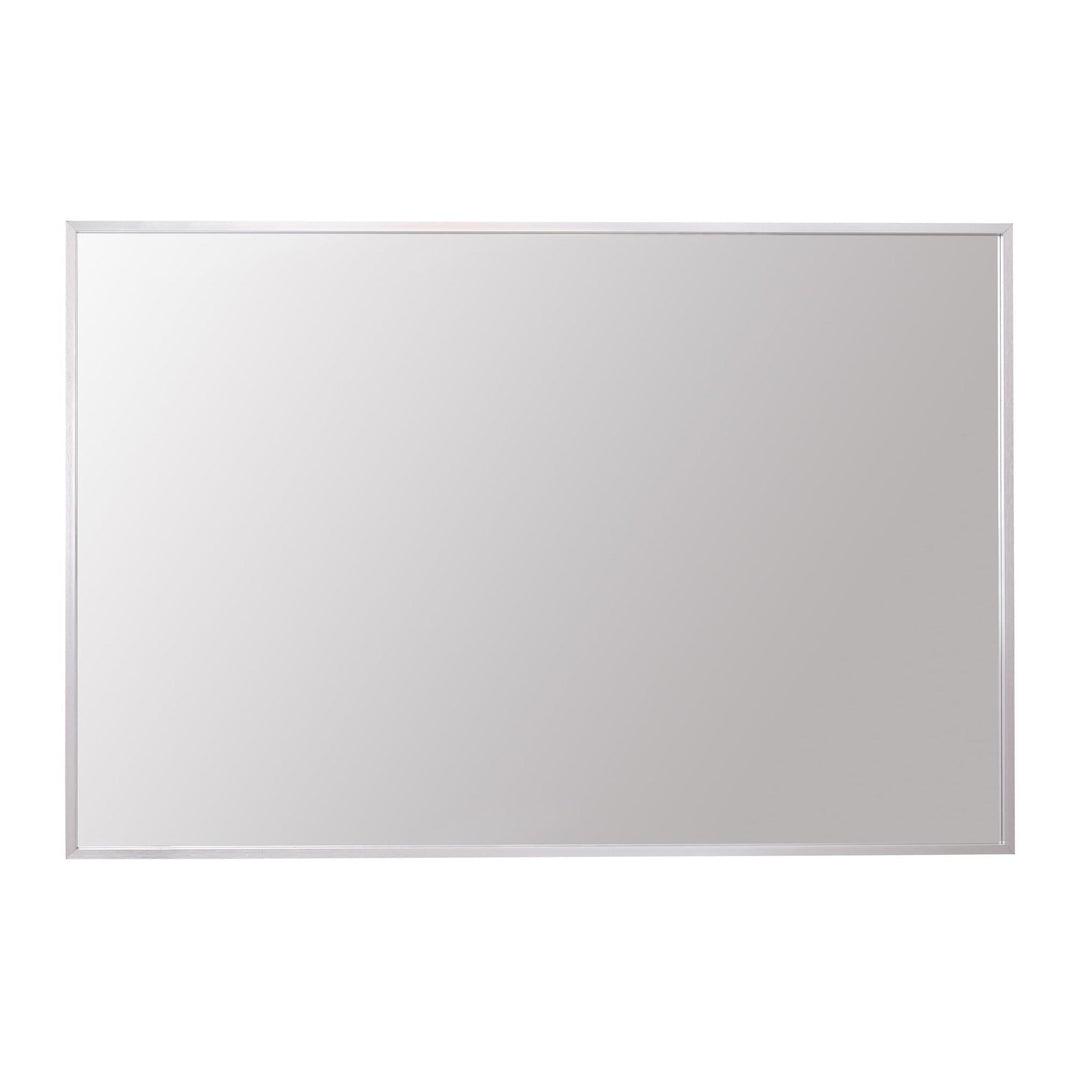 Grace Rectangle Mirror in Silver by Elegant